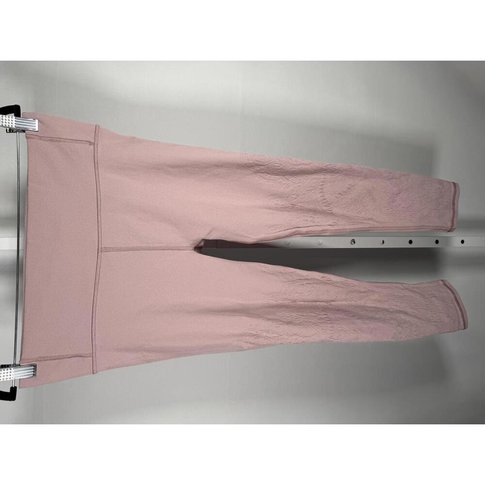 Lululemon Reveal Crop *Zen Expression Vintage Mauve Size 12 - Picture 2 of 11